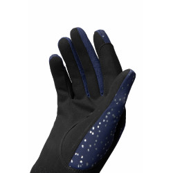 Gants Horze Fay JR Ouverture Bleu marine