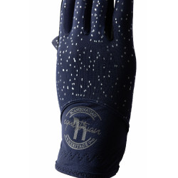 Gants Horze Fay JR Ouverture Bleu marine