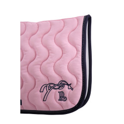 Tapis de selle Pénélope Classique Rose pâle / marine Tapis de selle Pénélope Classique Rose pâle / marine