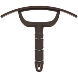 Couteau de chaleur Je t'aime Equithème Strass Marron