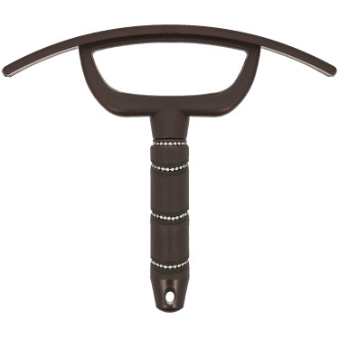 Couteau de chaleur Je t'aime Equithème Strass Marron