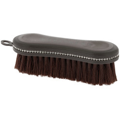 Brosse de tête Je t'aime Equithème Strass Marron Brosse de tête Je t'aime Equithème Strass Marron