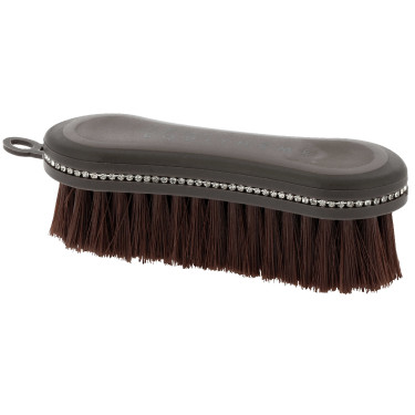 Brosse de tête Je t'aime Equithème Strass Marron Brosse de tête Je t'aime Equithème Strass Marron