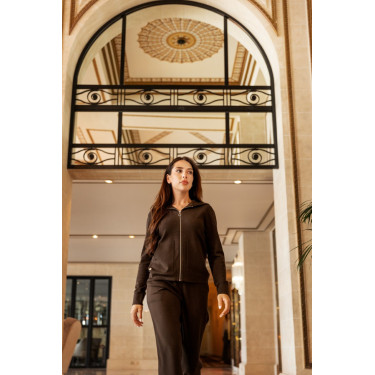 Jogging maille Harcour Andrea Cacao Marron Jogging maille Harcour Andrea Cacao Marron