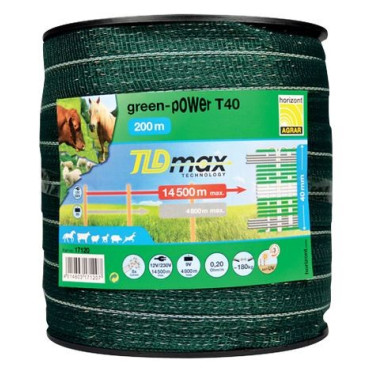 Ruban Clôture Electrique Green Power Line Horizont 200m de 20 ou 40mm