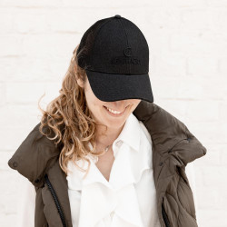 Casquette Kentucky Trucker Pailletée Noir