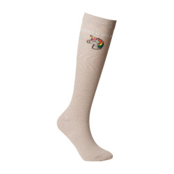 Chaussettes Kentucky Pailletées Licorne Set de 3 Blanc Chaussettes Kentucky Pailletées Licorne Set de 3 Blanc