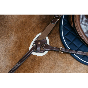 Pad de Protection en Mouton Artificiel pour Collier de Chasse 5 points Dy'on Pad de Protection en Mouton Artificiel pour Collier de Chasse 5 points Dy'on