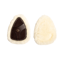 Pad de Protection en Mouton Artificiel pour Collier de Chasse 5 points Dy'on Marron