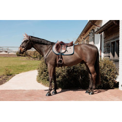 Tapis de selle Kentucky Pied-de-Poule Bordeaux