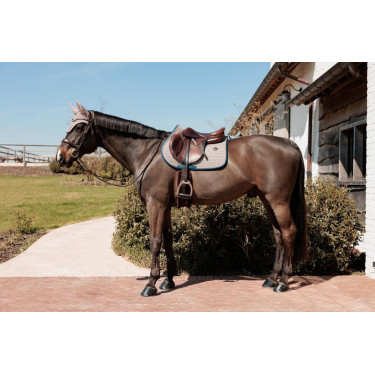 Tapis de selle Kentucky Pied-de-Poule Bordeaux