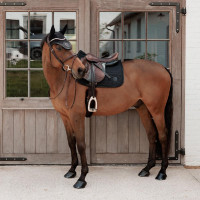 Tapis de selle Kentucky Sparkling Jumping Noir Tapis de selle Kentucky Sparkling Jumping Noir