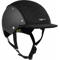 Casque Casco Apart Iconic Embellis noir matelassé au milieu Casque Casco Apart Iconic Embellis noir matelassé au milieu