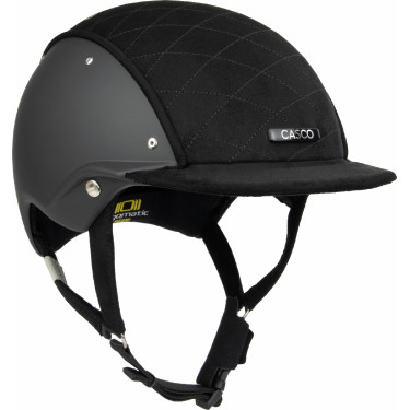 Casque Casco Apart Iconic Embellis noir matelassé au milieu Casque Casco Apart Iconic Embellis noir matelassé au milieu