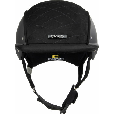 Casque Casco Apart Iconic Embellis noir matelassé au milieu Casque Casco Apart Iconic Embellis noir matelassé au milieu