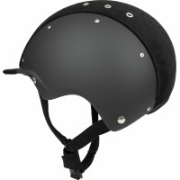 Casque Casco Apart Iconic Embellis noir matelassé au milieu