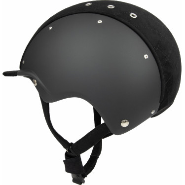 Casque Casco Apart Iconic Embellis noir matelassé au milieu Casque Casco Apart Iconic Embellis noir matelassé au milieu