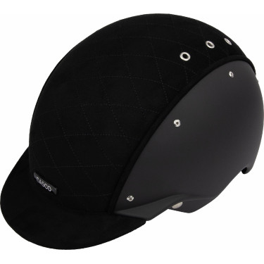 Casque Casco Apart Iconic Embellis noir matelassé au milieu Casque Casco Apart Iconic Embellis noir matelassé au milieu