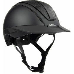 Casque Casco Duell One Iconic Finesse Noir matelassé au milieu Casque Casco Duell One Iconic Finesse Noir matelassé au milieu