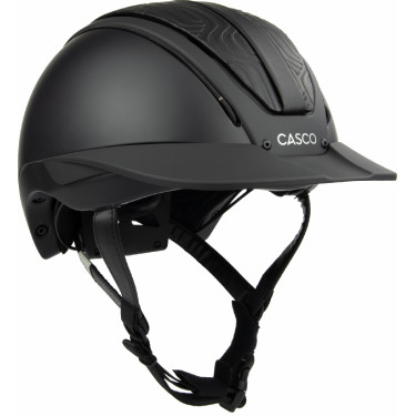 Casque Casco Duell One Iconic Finesse Noir matelassé au milieu Casque Casco Duell One Iconic Finesse Noir matelassé au milieu
