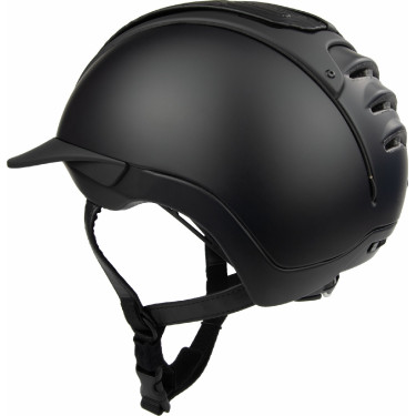 Casque Casco Duell One Iconic Finesse Noir matelassé au milieu Casque Casco Duell One Iconic Finesse Noir matelassé au milieu