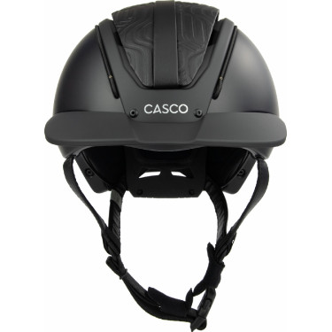 Casque Casco Duell One Iconic Finesse Noir matelassé au milieu Casque Casco Duell One Iconic Finesse Noir matelassé au milieu