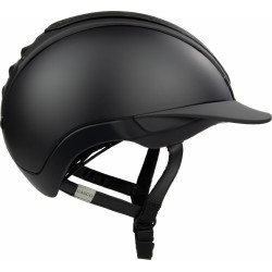 Casque Casco Duell One Iconic Finesse Noir matelassé au milieu Casque Casco Duell One Iconic Finesse Noir matelassé au milieu