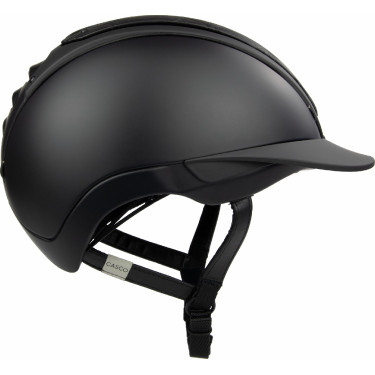 Casque Casco Duell One Iconic Finesse Noir matelassé au milieu Casque Casco Duell One Iconic Finesse Noir matelassé au milieu