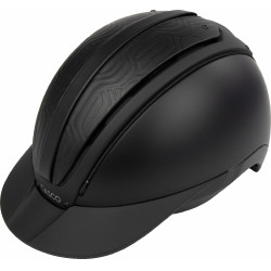 Casque Casco Duell One Iconic Finesse Noir matelassé au milieu Casque Casco Duell One Iconic Finesse Noir matelassé au milieu