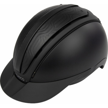 Casque Casco Duell One Iconic Finesse Noir matelassé au milieu Casque Casco Duell One Iconic Finesse Noir matelassé au milieu
