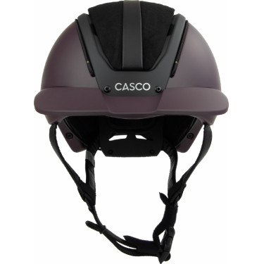 Casque Casco Duell One Iconic Finesse vin rouge matelassé au milieu Bordeaux