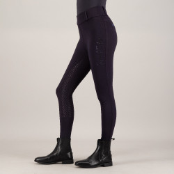 Legging d'équitation Imperial Riding Comfi Sparks hiver FullGrip femme Marine Bleu marine
