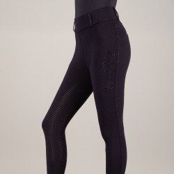 Legging d'équitation Imperial Riding Comfi Sparks hiver FullGrip femme Marine Bleu marine