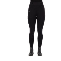 Legging d'équitation Imperial Riding Comfi Sparks hiver FullGrip femme Noir