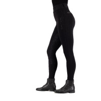 Legging d'équitation Imperial Riding Comfi Sparks hiver FullGrip femme Noir