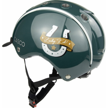 Casque Casco Nori Iconic Lucky emeraude