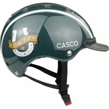 Casque Casco Nori Iconic Lucky emeraude