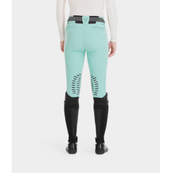Pantalon X-Design Horse Pilot femme Vert d'eau Bleu