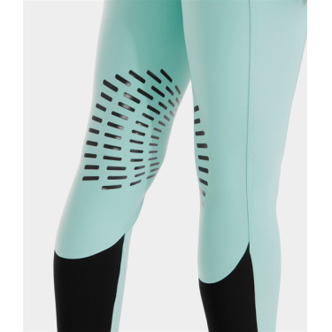Pantalon X-Design Horse Pilot femme Vert d'eau Bleu
