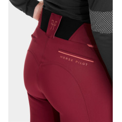 Pantalon X-Design Horse Pilot femme Rouge foncé