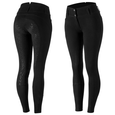 Pantalon anti-dérapant silicone Horze Daniela femme Noir