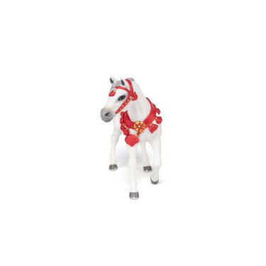Cheval Arabe blanc en tenue de parade Papo Cheval Arabe blanc en tenue de parade Papo