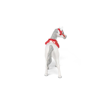 Cheval Arabe blanc en tenue de parade Papo Cheval Arabe blanc en tenue de parade Papo