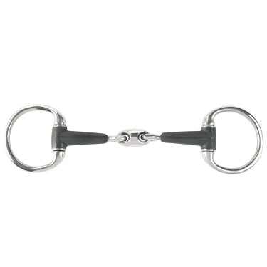 Mors de filet double brisure caoutchouc à olives Horze Mors de filet double brisure caoutchouc à olives Horze