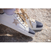 Sneakers Pénélope Neptune Blanc / marine