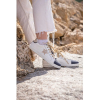Sneakers Pénélope Neptune Blanc / marine
