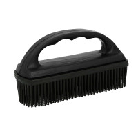 Brosse en caoutchouc Hippotonic pour tapis Noir Brosse en caoutchouc Hippotonic pour tapis Noir