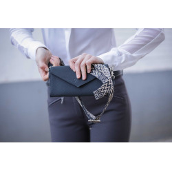Pochette Pénélope New phone pocket perforé Marine Bleu marine Pochette Pénélope New phone pocket perforé Marine Bleu marine