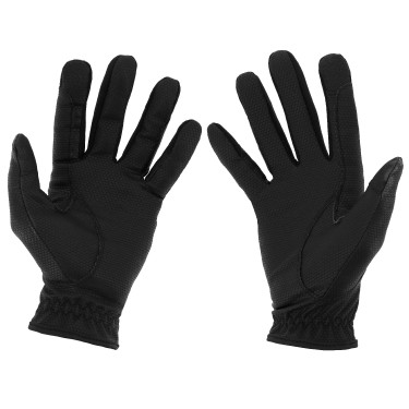 Gants Je t'aime Equithème Strass Noir Gants Je t'aime Equithème Strass Noir