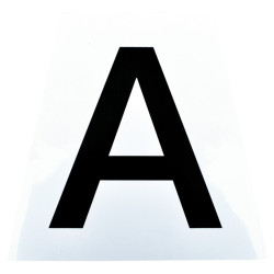 Jeu d'autocollants 12 lettres pour plots de dressage La Gee Jeu d'autocollants 12 lettres pour plots de dressage La Gee